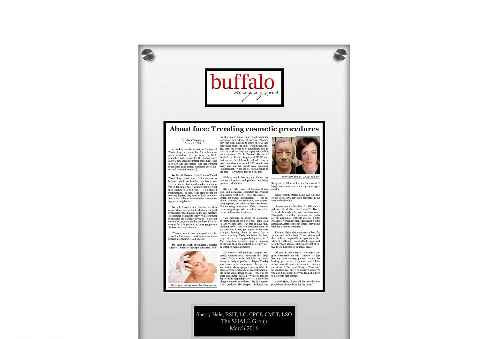 Buffalo Magazine — About face: Trending cosmetic procedures